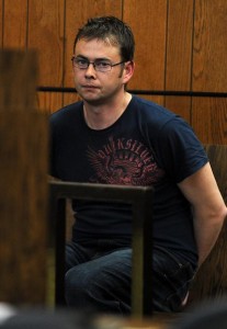 Limestone Technologies VP Tyler Buttle at his arraignment