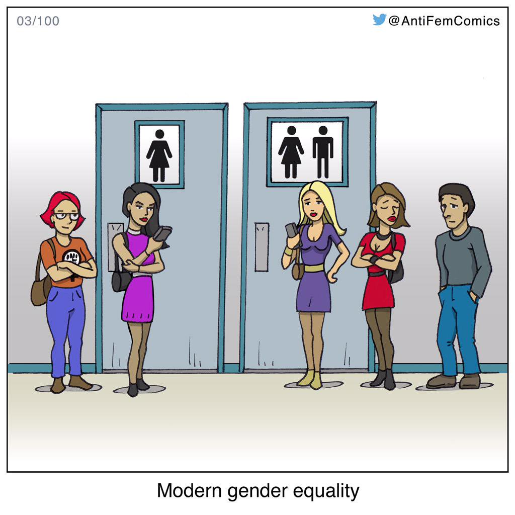 Феминистки карикатура